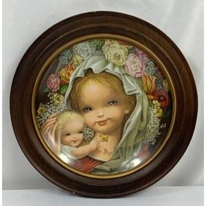 1978 Schmid "Floral Mother and Child" by Juan Ferrandiz #2312 of 10,000 Framed